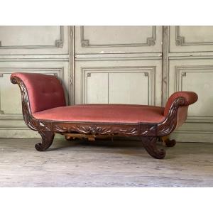 Rest Bed, Mahogany Sofa, Circa 1880