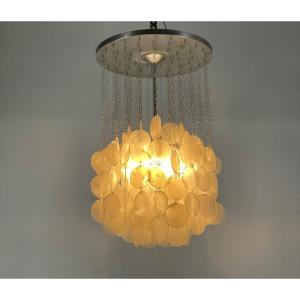 Paire Of Chandeliers By Werner Panton