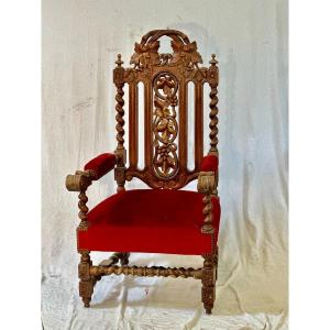 Louis XIII Armchairs – 19th Centuries