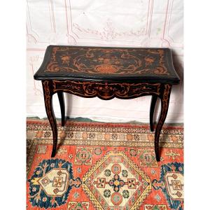 19th Century Marquetry Console