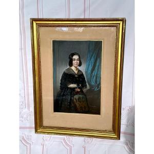 Painting By Honoré Charles Sardou (1806-1872)
