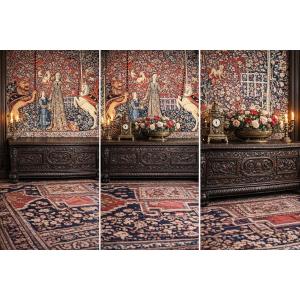 Italian Cassone From The Renaissance, Richly Carved, 16th Century 