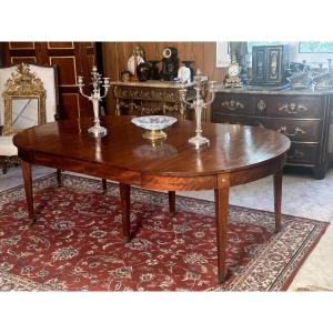 Louis XVI Style Mahogany Extending Table