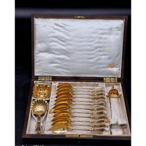 Silver Gilt Tea Set