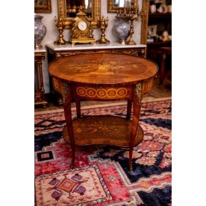 19th Century Marquetry Table 