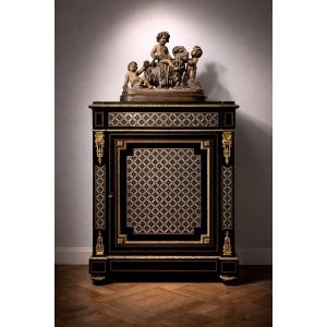 Napoleon III Leaning Furniture With Mother-of-pearl Inlays