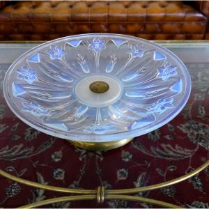 Fruit Cup Glass Opalescent Mould France Ezan Sabino Etling