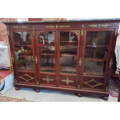 Set Office Library Armchairs Stamped Empire Millet XIX