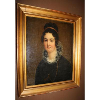 tableau Femme la femme au chignon