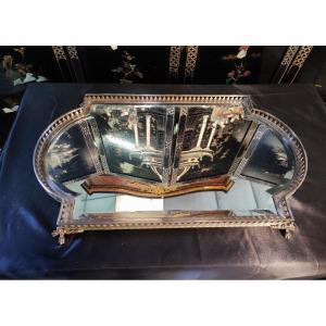 Especially Table In Silver Bronze Louis XVI Style