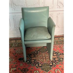 Cassina Leather Armchair Design Mario Bellini