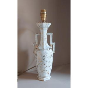 19th Century Porcelain Lamp Base 