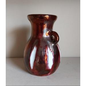 Vase Circa 1960 By A. Roux In Juan Les Pins 
