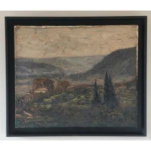 20th Century Landscape Painting 
