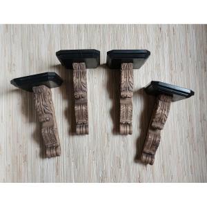 Set Of 4 Wall-mounted Brackets 