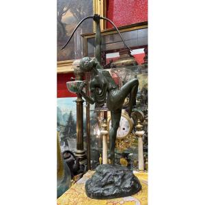 Bronze Art Deco Bow Dancer By Faguays 