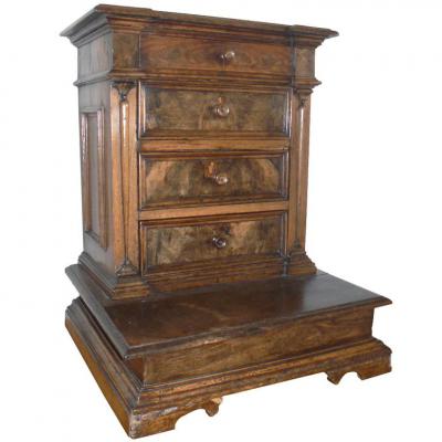 Former Pray God Era XVII Walnut Renaissance Style Lombardy Italy