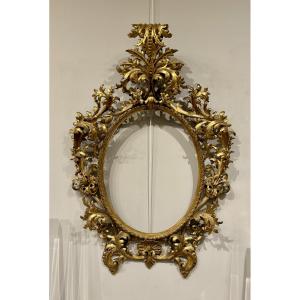 Large Italian Gilt Wood Frame, 19th Century