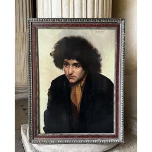 Portrait Of A Young Man, Bye Marie Schottin, Circa 1900