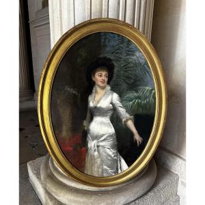 Portrait Of A Young Woman From The Belle époque 