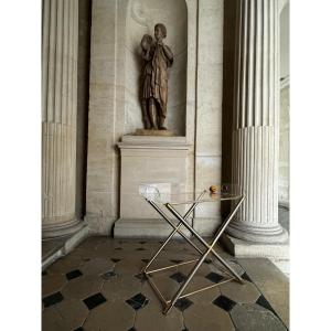 1970s Serving Table, Lancel (in The Style Of)