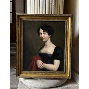Portrait Of A Young Woman, Circa 1830