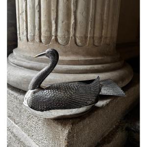 Silver-plated Metal Box, Italy 1960