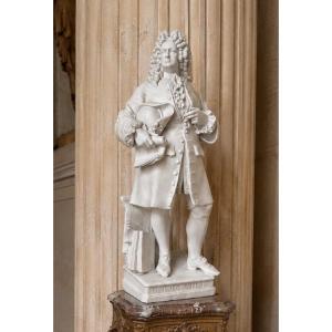 Georg Friedrich Haendel, Large 19th Century Bisque Statuette, Sèvres (in The Spirit Of)