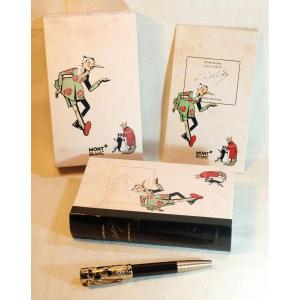 Montblanc Limited Edition Writers 2011 Carlo Collodi - Gold Fountain Pen - Sdc24mtb001
