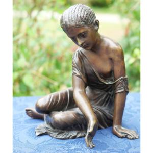 Bronze Statuette The Knuckle Player Pradier XIX - Bea25bro001