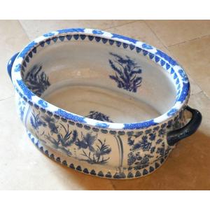 Delftware Aquarium With Fish Decoration, 19th Century - Sdc26aqu001