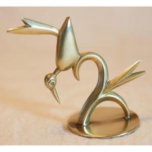 Vienne Ateliers Hagenauer 1920s Small Stylized Bird Sculpture Lis24ois001