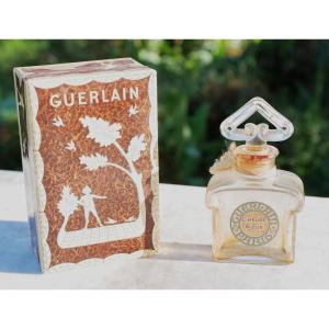 Guerlain l'Heure Bleue Perfume Bottle In Box, Cap Blocked, Leak In Box Lis26gue001