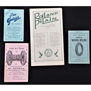 Car Advertising Catalogs Booklets Rolland Pilain Goodrich Wood Milne Palladium
