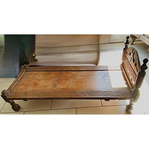 Antique Piece Of Furniture From Pakistan/afghanistan, 19th Century