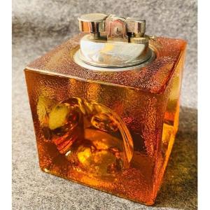 Antonio Imperatore Murano Glass Lighter From The 1970s