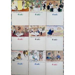 Series Of Blank Menus Jean Bellus