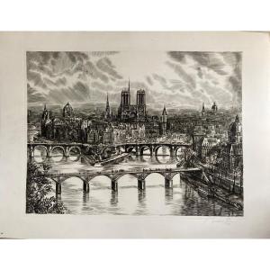 Notre Dame  By Albert Decaris