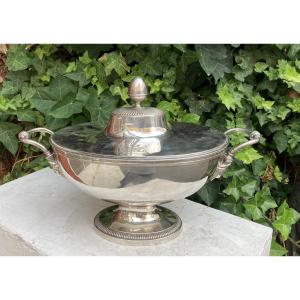 Soup Tureen With The Roffignac Coat Of Arms