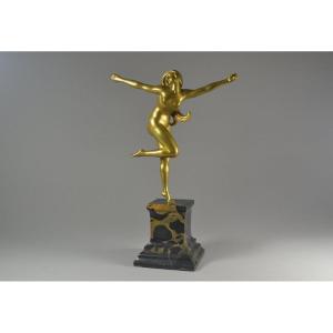 Jp Morante Bronze Art Deco Dancer