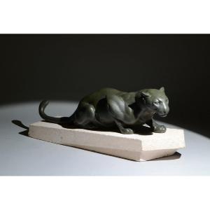 Meriadec. Art Deco Panther. Max Le Verrier Edition. Meriadec For Max Le Verrier
