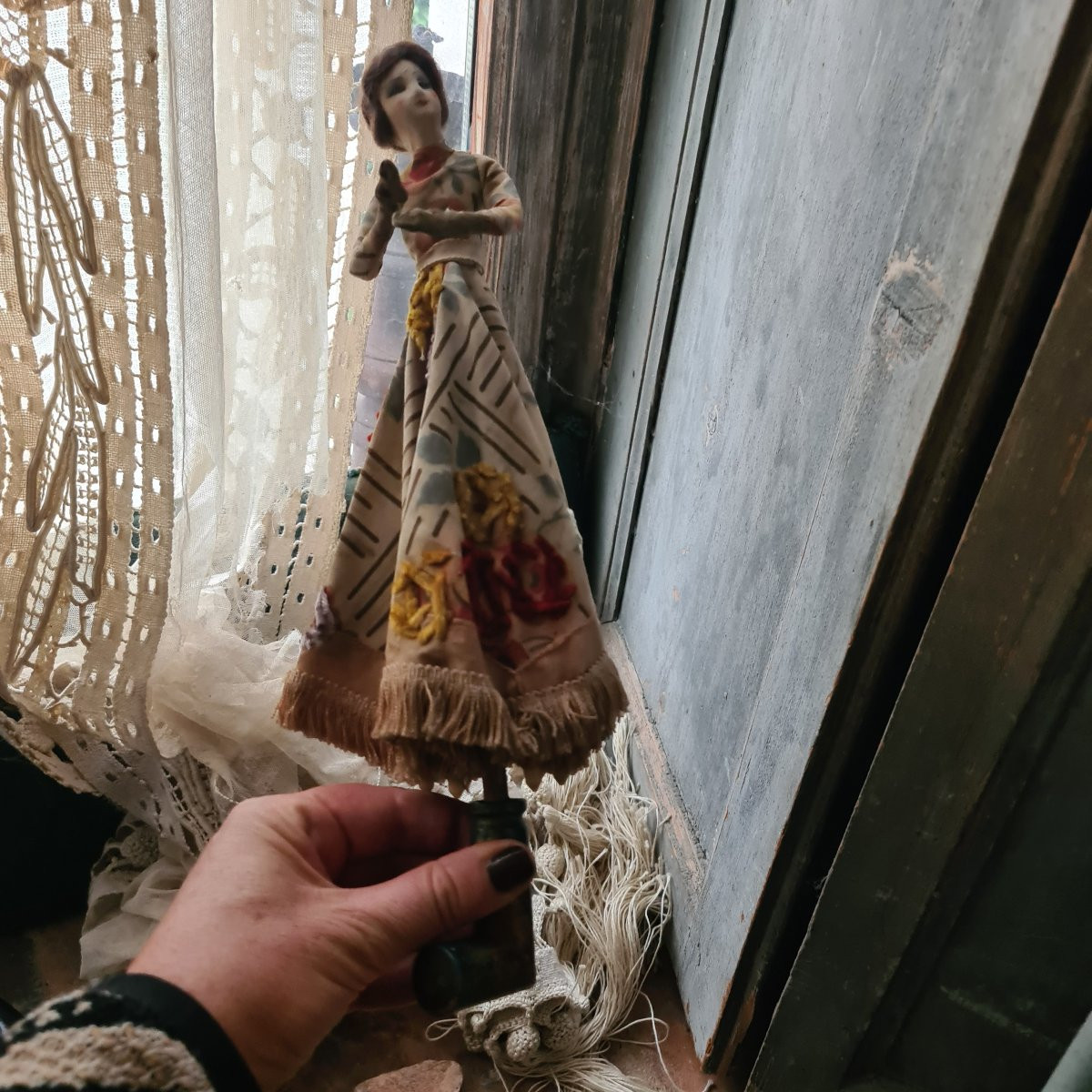 Ombrellino da bambina con bambola incorporata-photo-2