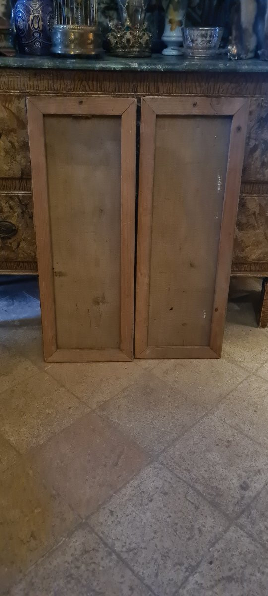 Coppia di quadri decorativi inizio 900-photo-4