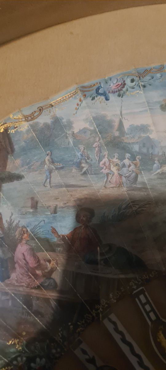 Ventaglio del 700 dipinto-photo-4