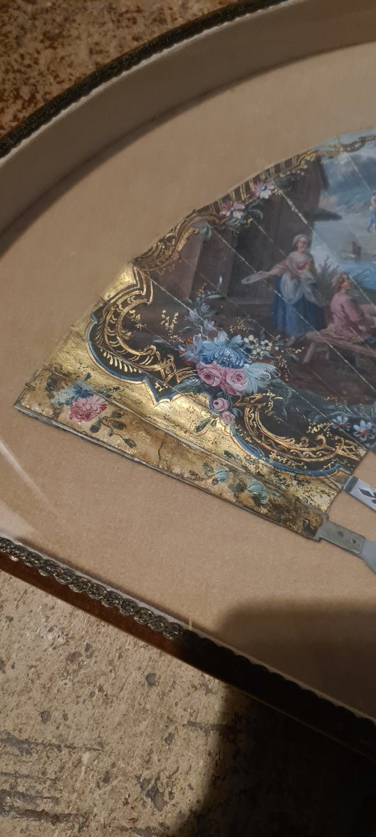 Ventaglio del 700 dipinto-photo-2