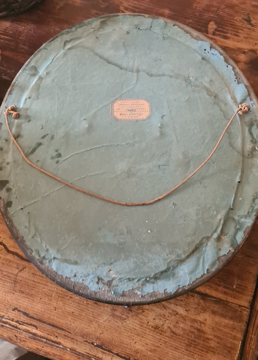 Quadro Napoleone III con fiori di cera-photo-4