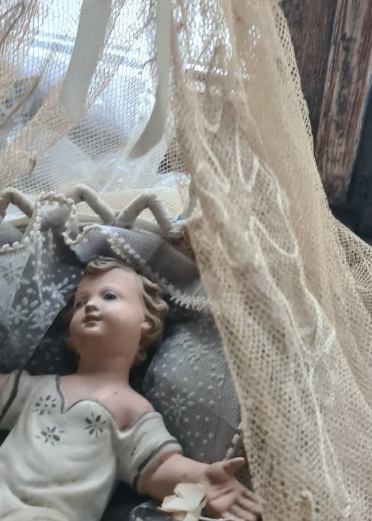 Bambino Jesu nella sua culla-photo-3