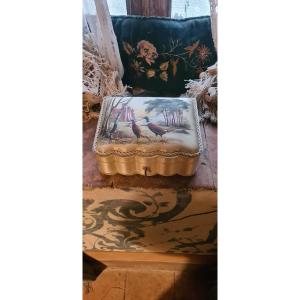 Scatola in seta dipinta