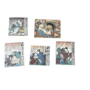 Japanese Erotic Shunga Ukiyoe Print Japan 