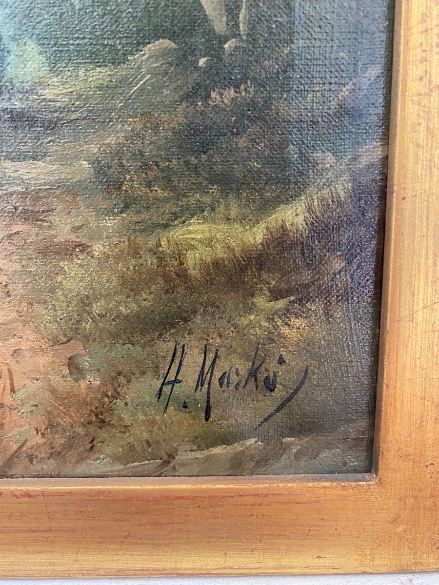 Due dipinti Olio su tela firmati H.Markò (Firenze 1855-1921)-photo-4